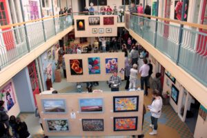 Een vast onderdeel van Bloeiend Zijpe is de jaarlijkse kunstexpositie in BolleNoord.