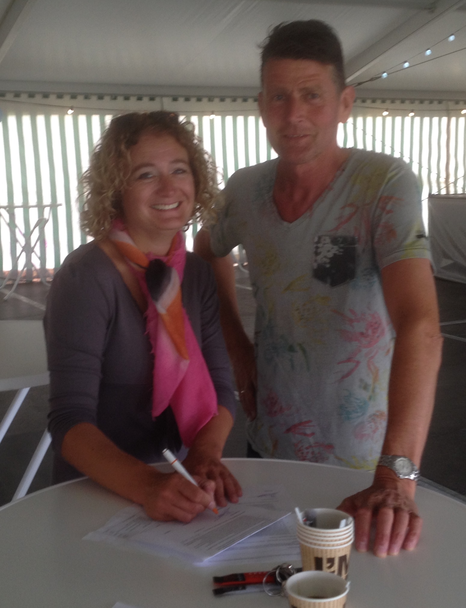 Handbal Marliek Doets en Peter Apeldoorn