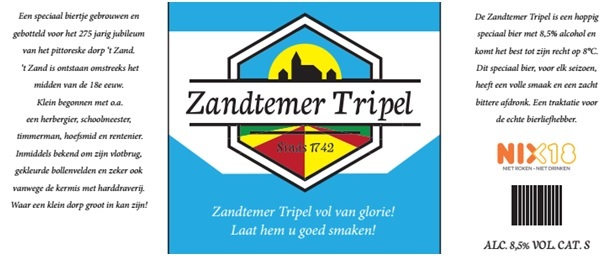 etiket-zandtemer-tripel-275-jaar-bier