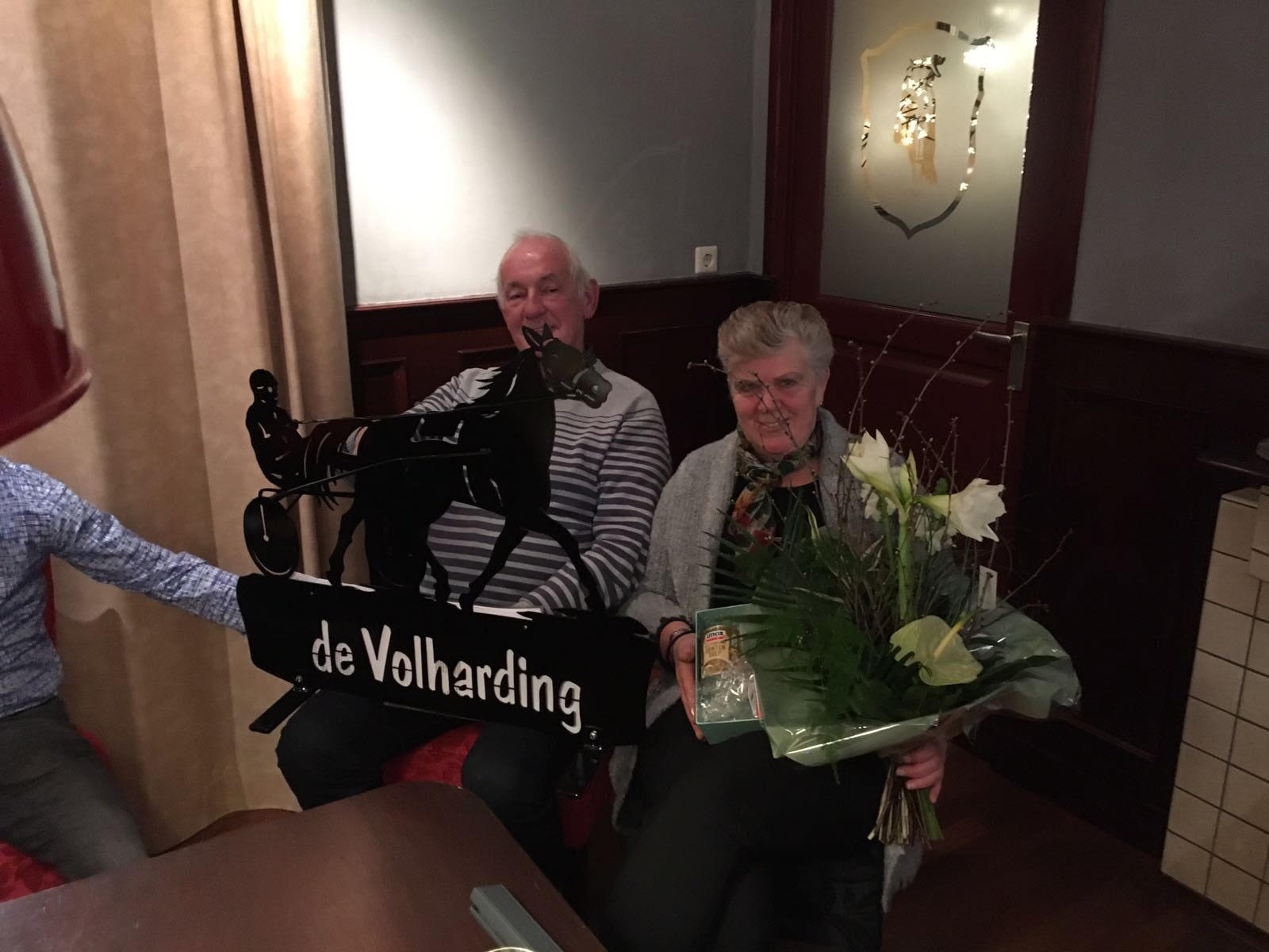 Trees en Leen Dignum afscheid de Volharding